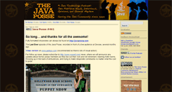 Desktop Screenshot of javaposse.com
