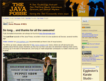 Tablet Screenshot of javaposse.com